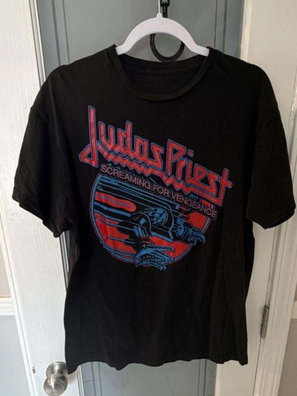 Judas Priest Screaming For Vengeance Band T-Shirt Black